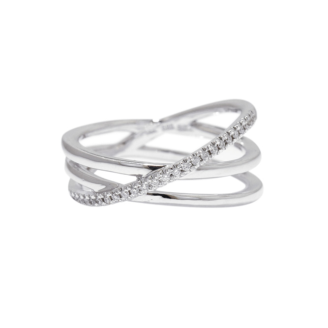 1R161202-3 Triple Diamond Ring