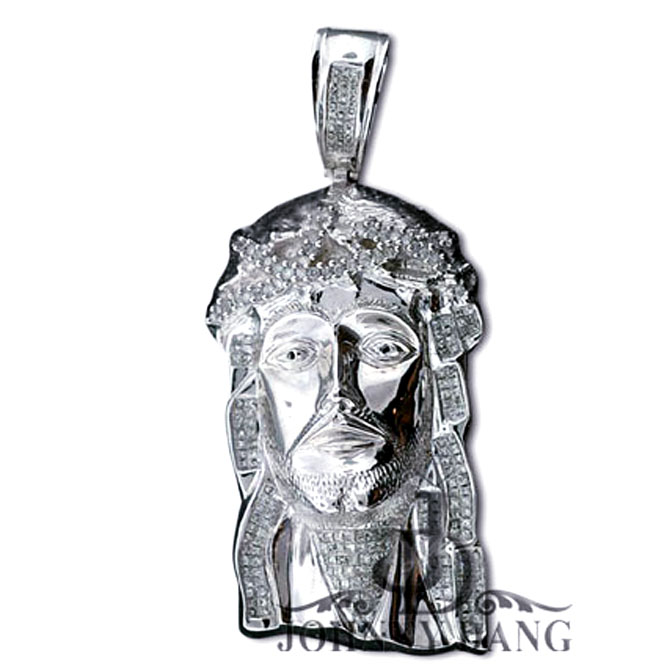 975- Custom Jesus face Diamond Pendant