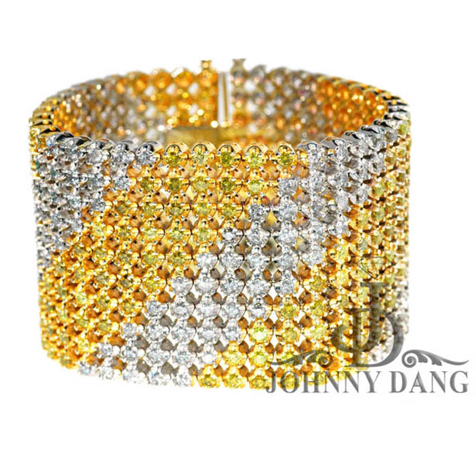 B-0014 - 10 Row Diamond Bracelet