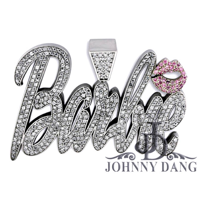 CL-0015 - Nicki Minaj\'s Custom Diamond Barbie Pendant