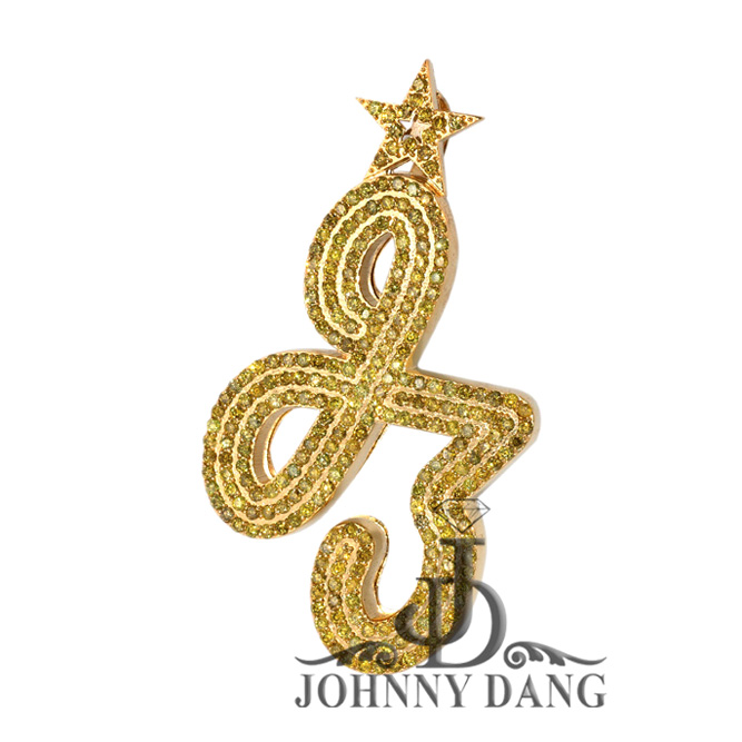 CL-0049A- Johnny Dang Custom Diamond Charm