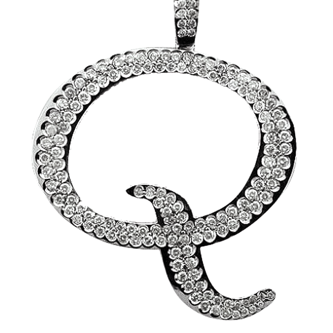 CL-0072- Custom Jewelry Letter Q