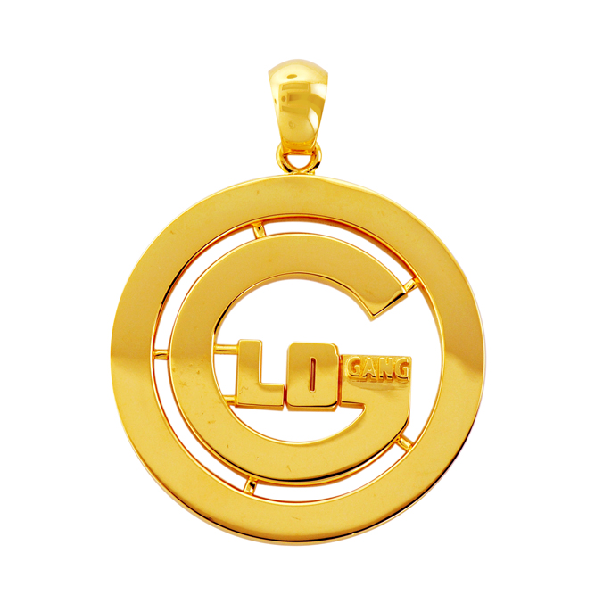 CP171810-1 Custom Gold Glo Gang Pendant