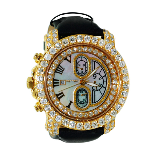 CW-00110 - Custom Johnny Dang Diamond Watch