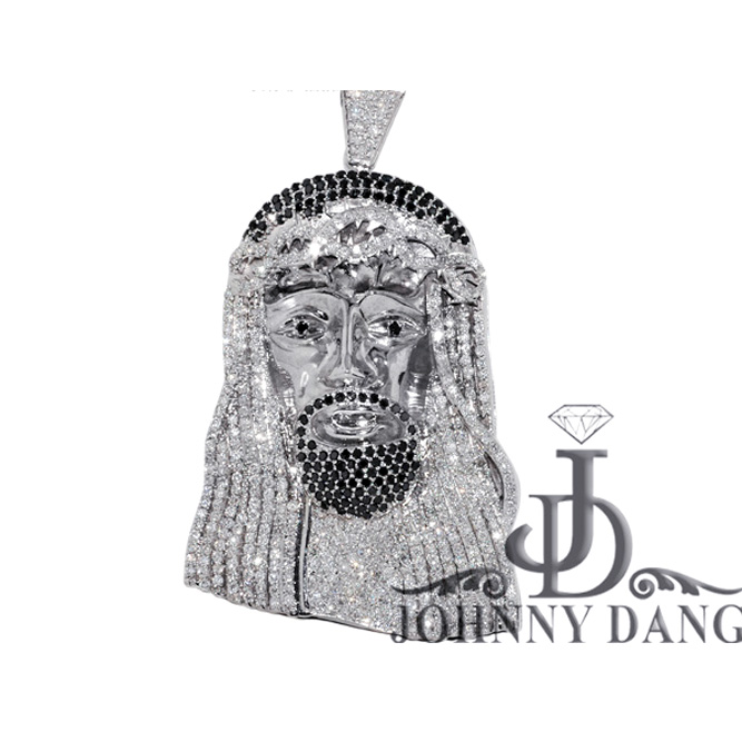 GJF0013 - Custom Jesus Face Diamond Pendant