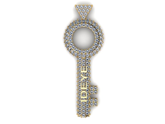 1JD080516 - Diamond Key IDEYE Pendant