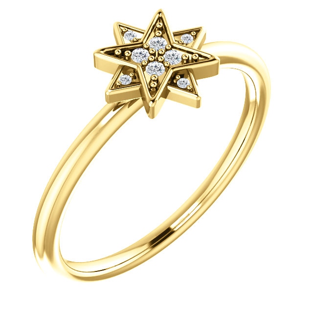 1JDSP123402 - Diamond Star Ring