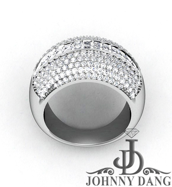 R-0095 - Johnny Dang Custom Diamond Ring