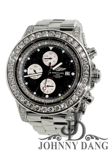 CW-00101 - Mens Breitling Diamond Watch