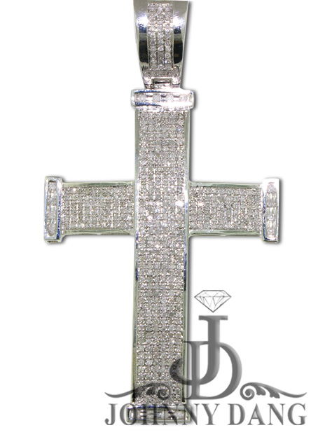 Cross 0003 - Prong Setting Diamond Cross