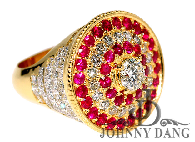 R-0043 - Johnny Dang Custom Diamond Ring