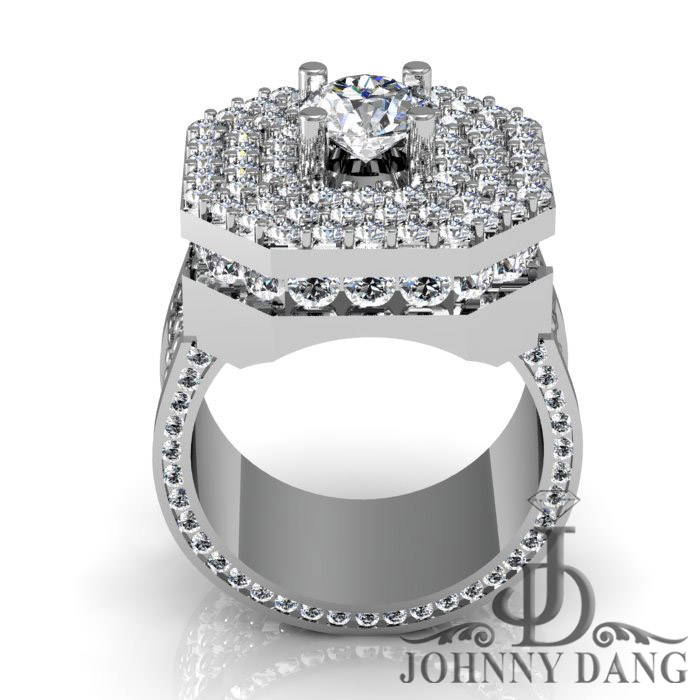 R-0021 - Johnny Custom Diamond Ring