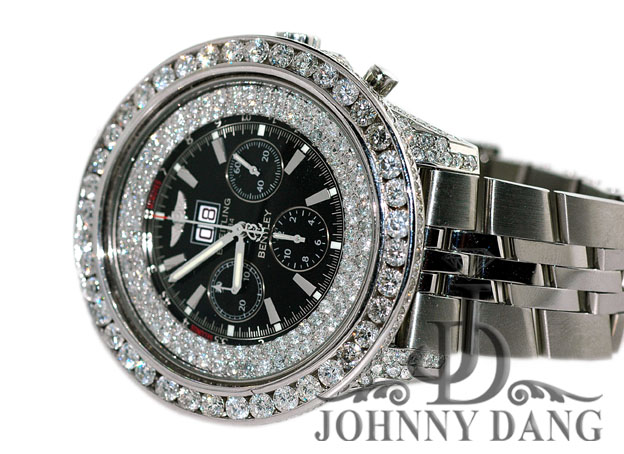 CW-0052 Custom Breitling Diamond Watch