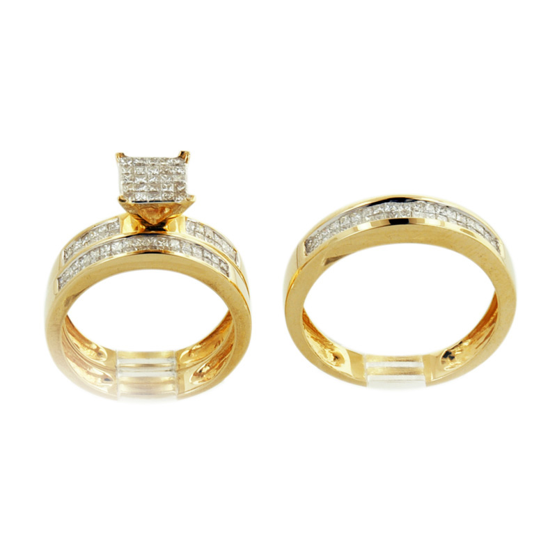 R0354 - His & Hers Diamond Ring Set