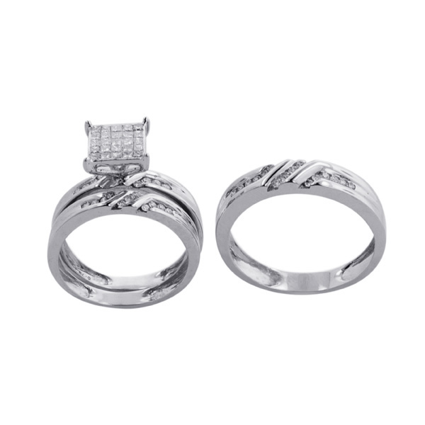 R0356 - His & Hers Diamond Ring Set