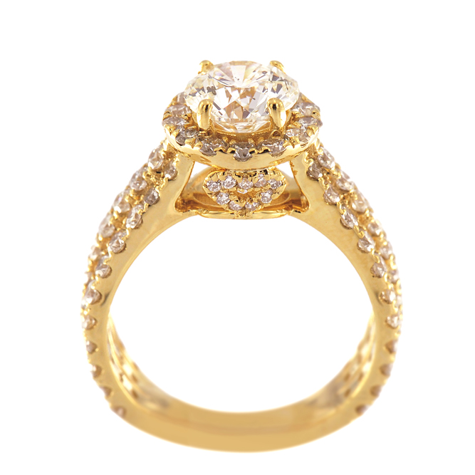 R160301-12 Custom Diamond Anniversary Ring
