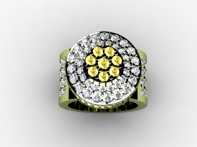 R-0005 - Johnny Dang Custom Diamond Ring