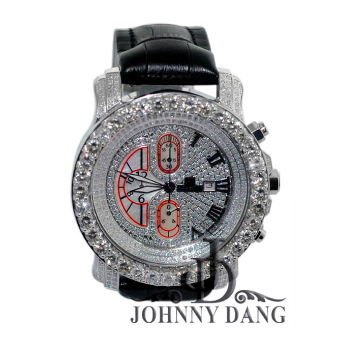 TVJ1379 - Custom Johnny Dang and Paul Wall Diamond Watch Watch