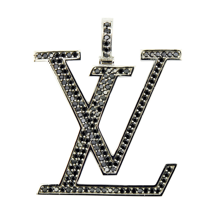TVJ171801-1 Custom Diamond Letters Pendant