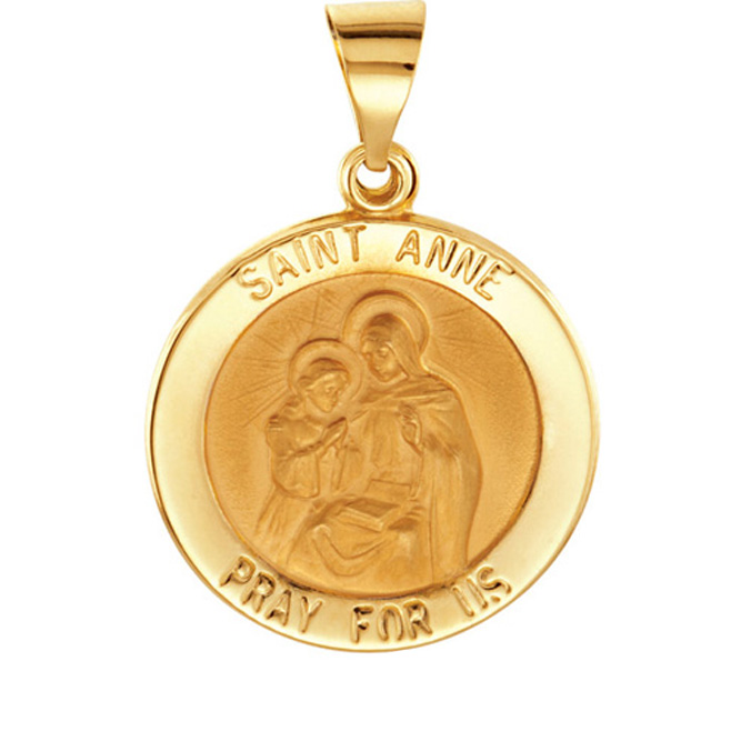 TVJR45349 - Hollow Round St. Anne Medal