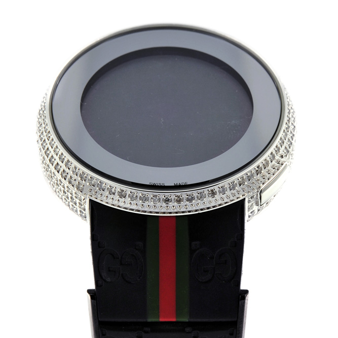 WGU1400012 Custom Gucci Diamond Digital Watch