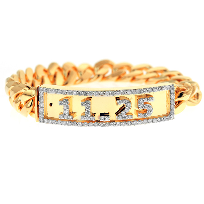 B152608-1 Custom Cuban Link Diamond Bracelet