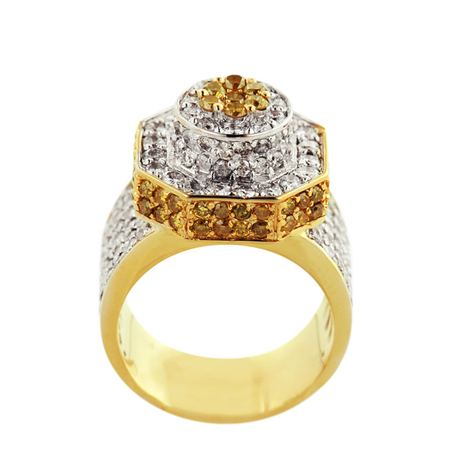 CRY11514-2 10K Yellow Gold Diamond Ring