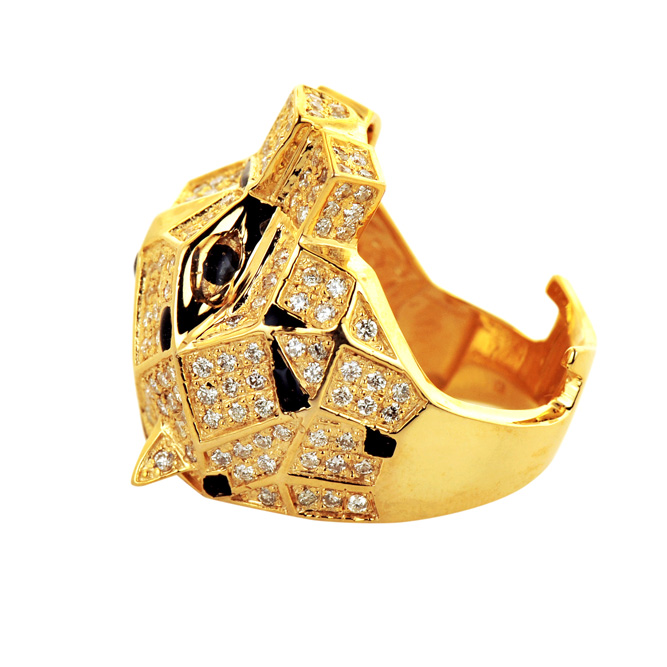 CMR15303-1 Custom Diamond Tiger Head Ring