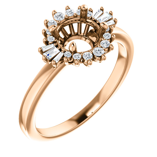 Semi Set Engagement Ring