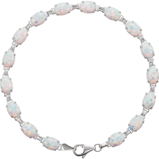 1JDSP651635 - Opal Line Bracelet